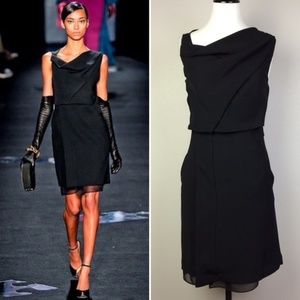 Diane von Furstenberg Rendezvous Black Dress Sz 0